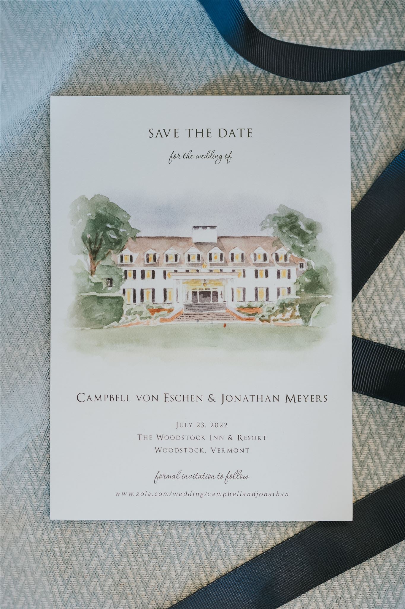 Venue Portrait Save the Dates