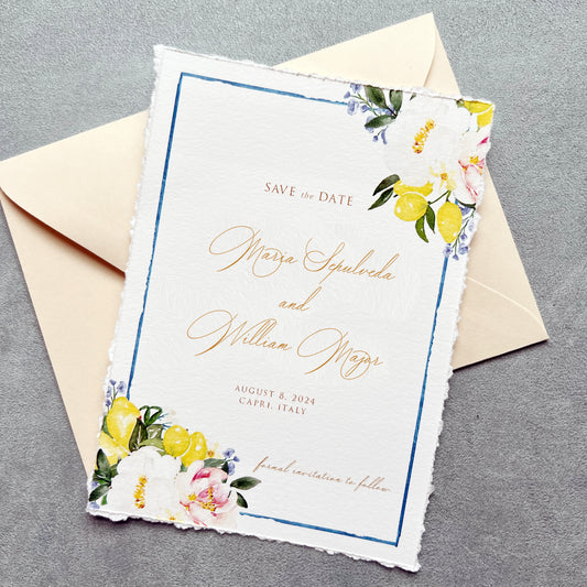 Amalfi Coast Save the Dates