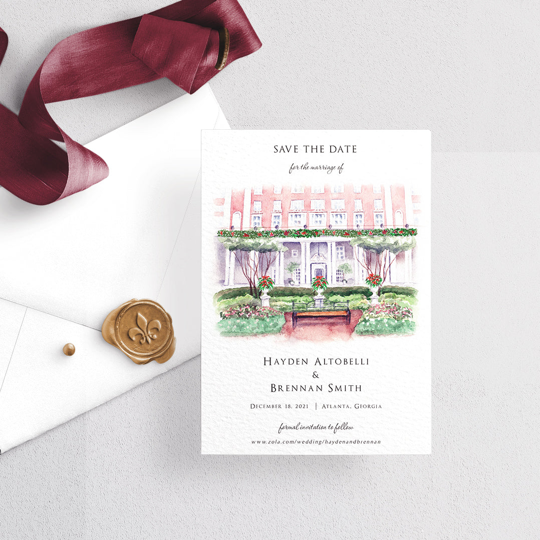 Venue Portrait Save the Dates