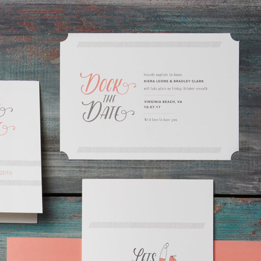 Bobber and Whale Save the Dates