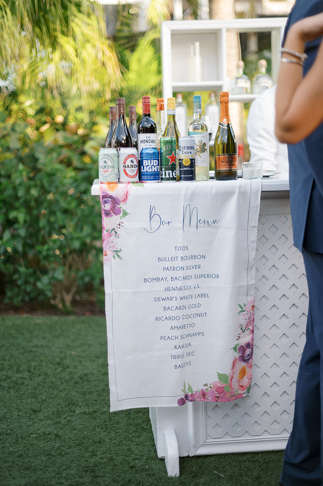 Linen Wedding Sign