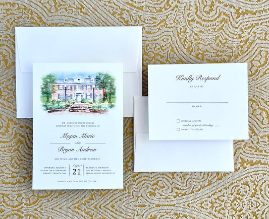 The Blaisdell Wedding Invitations