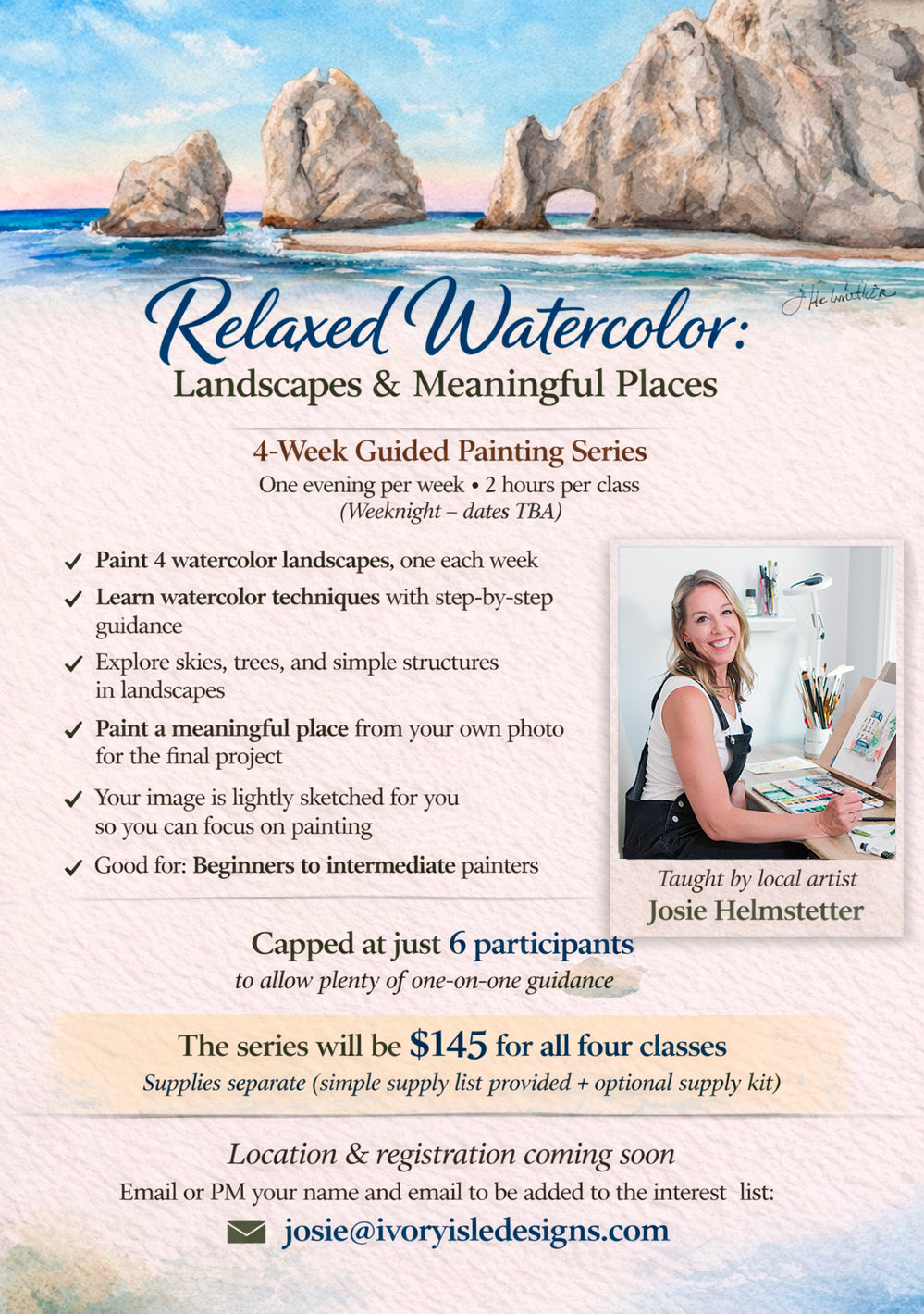 April/May Landscape Watercolor Class