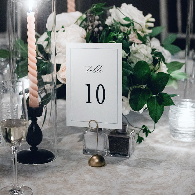 Border Table Numbers