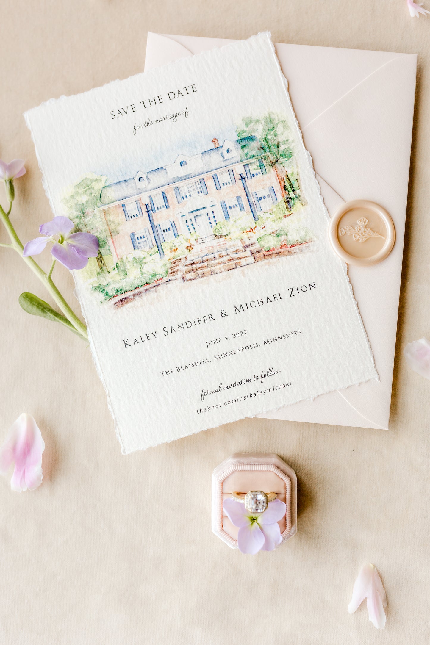 Venue Portrait Save the Dates