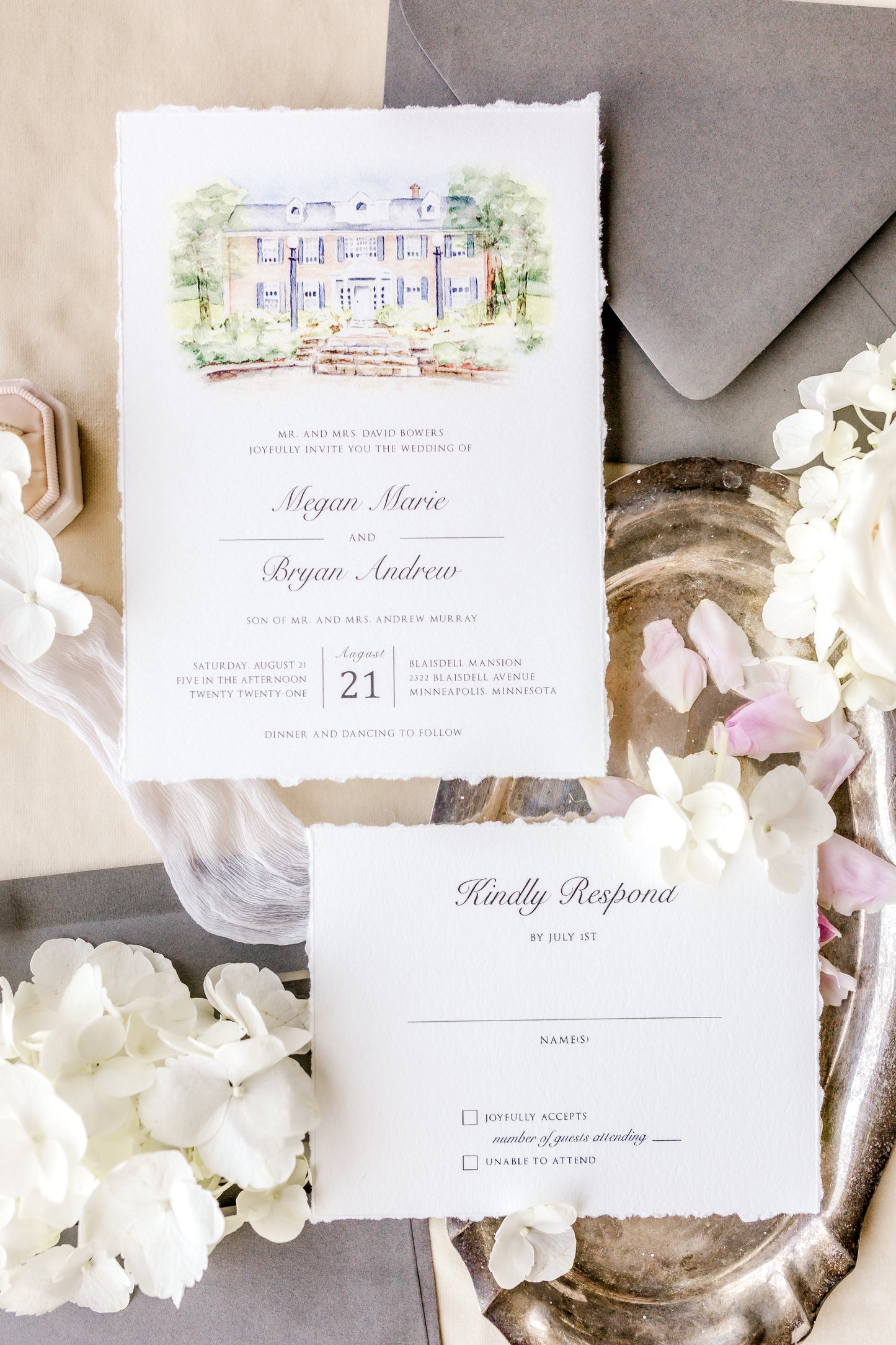 The Blaisdell Wedding Invitations