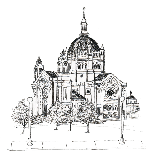 Venue Pen and Ink Sketch