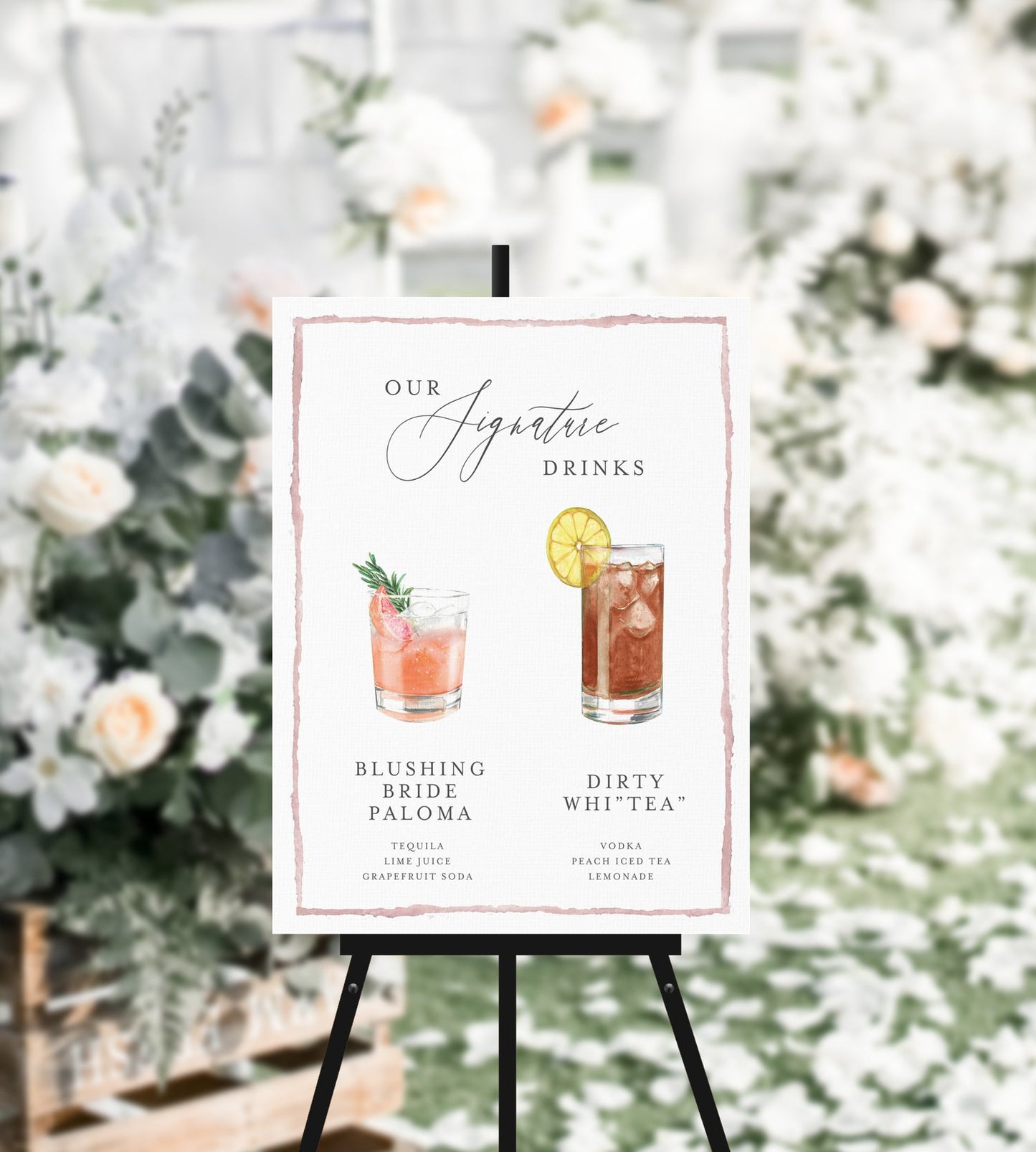 Signature Cocktail Sign Digital File