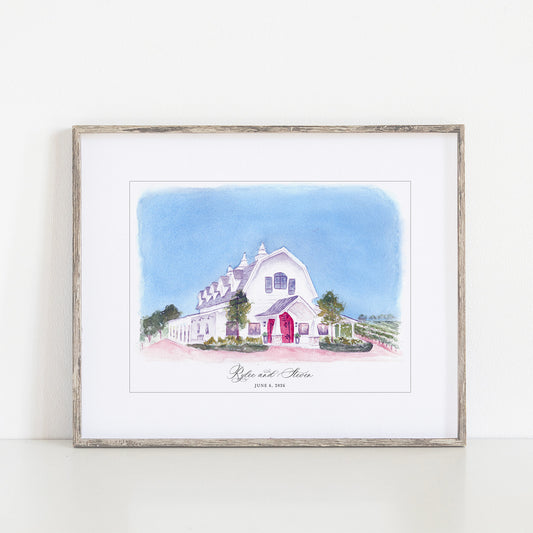 Ashery Lane Farm Art Print, Mayer, Minnesota