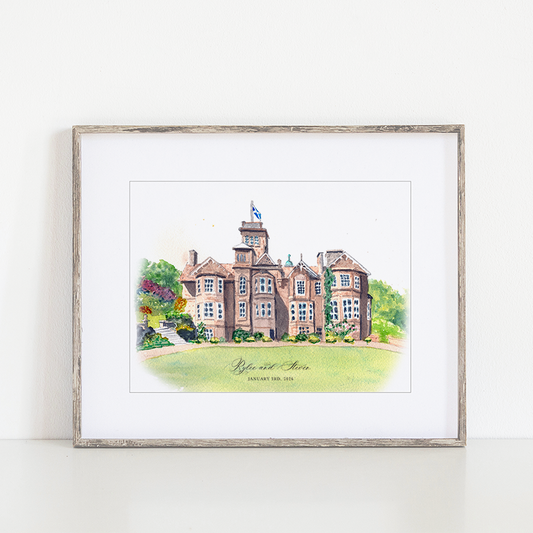 Auchen Castle Art Print, Beatlock, Moffat