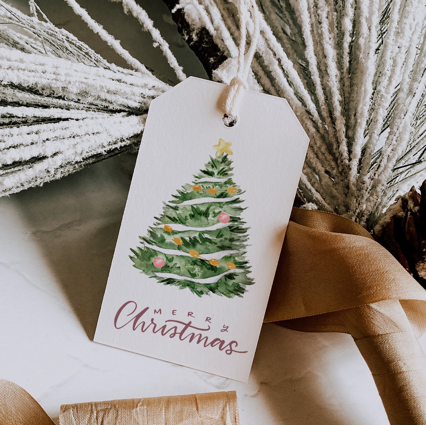 Christmas Tree Gift Tags