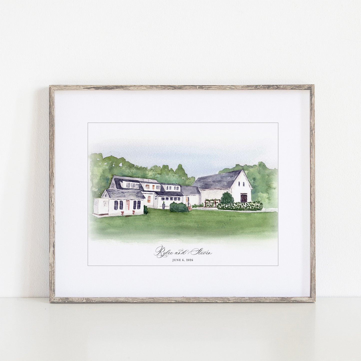 Albany Capital Watercolor Art Print, Albany, New York