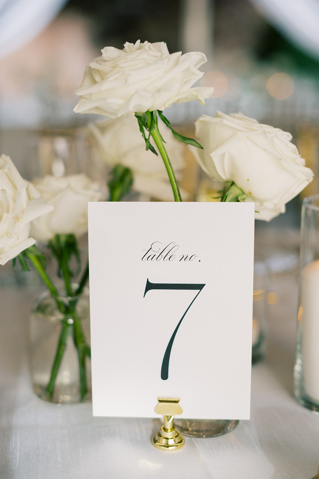 Elegant Text Table Numbers