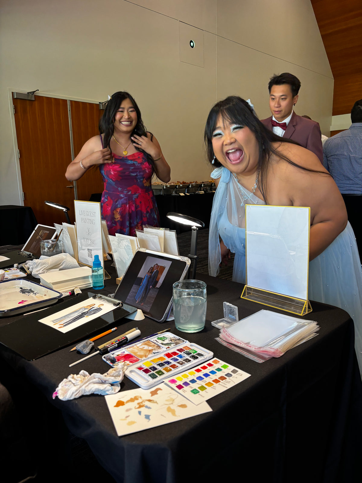 Live Watercolor Guest Portraits