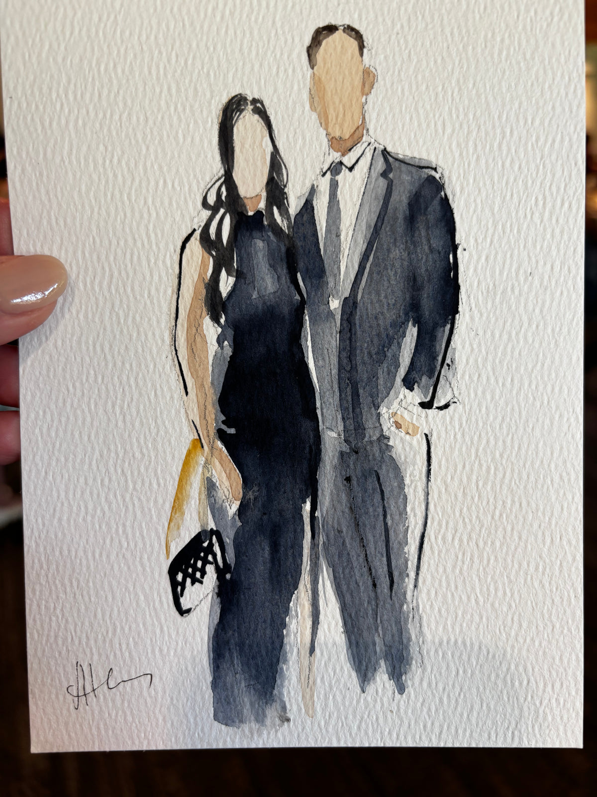 Live Watercolor Guest Portraits