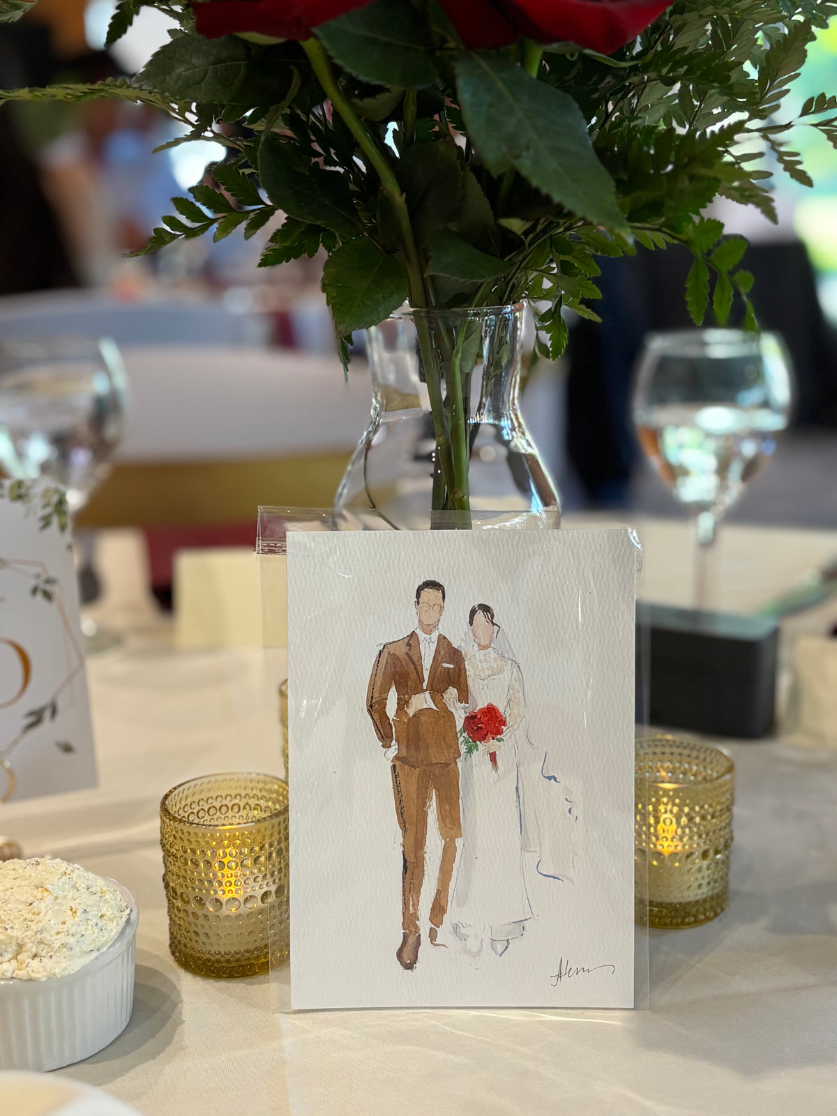 Live Watercolor Guest Portraits