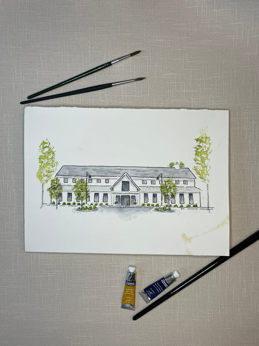 Hutton House Watercolor