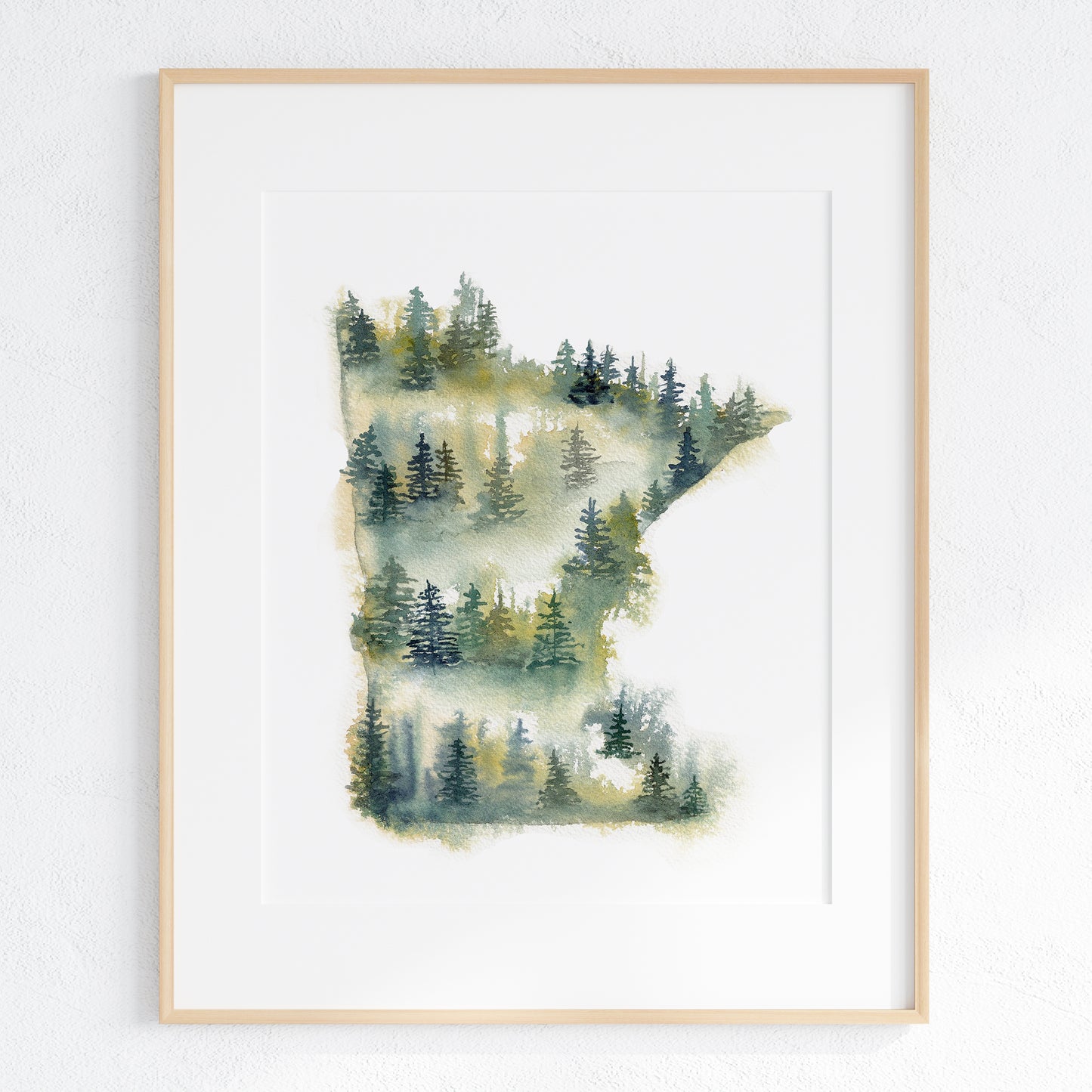 Minnesota Pine Trees Art Print