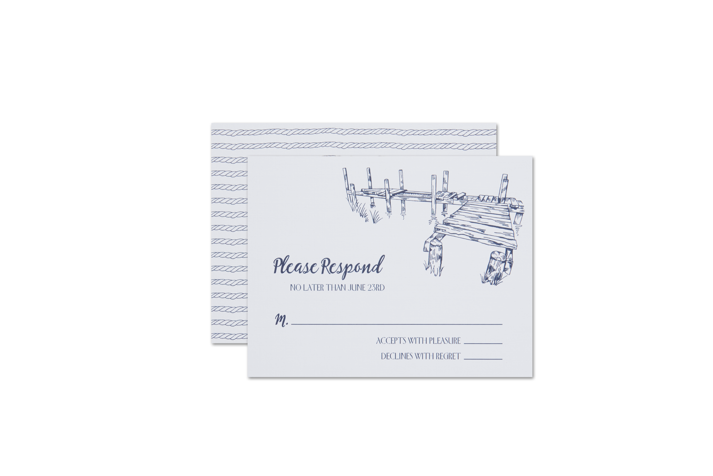 Rowboat Wedding Invitations