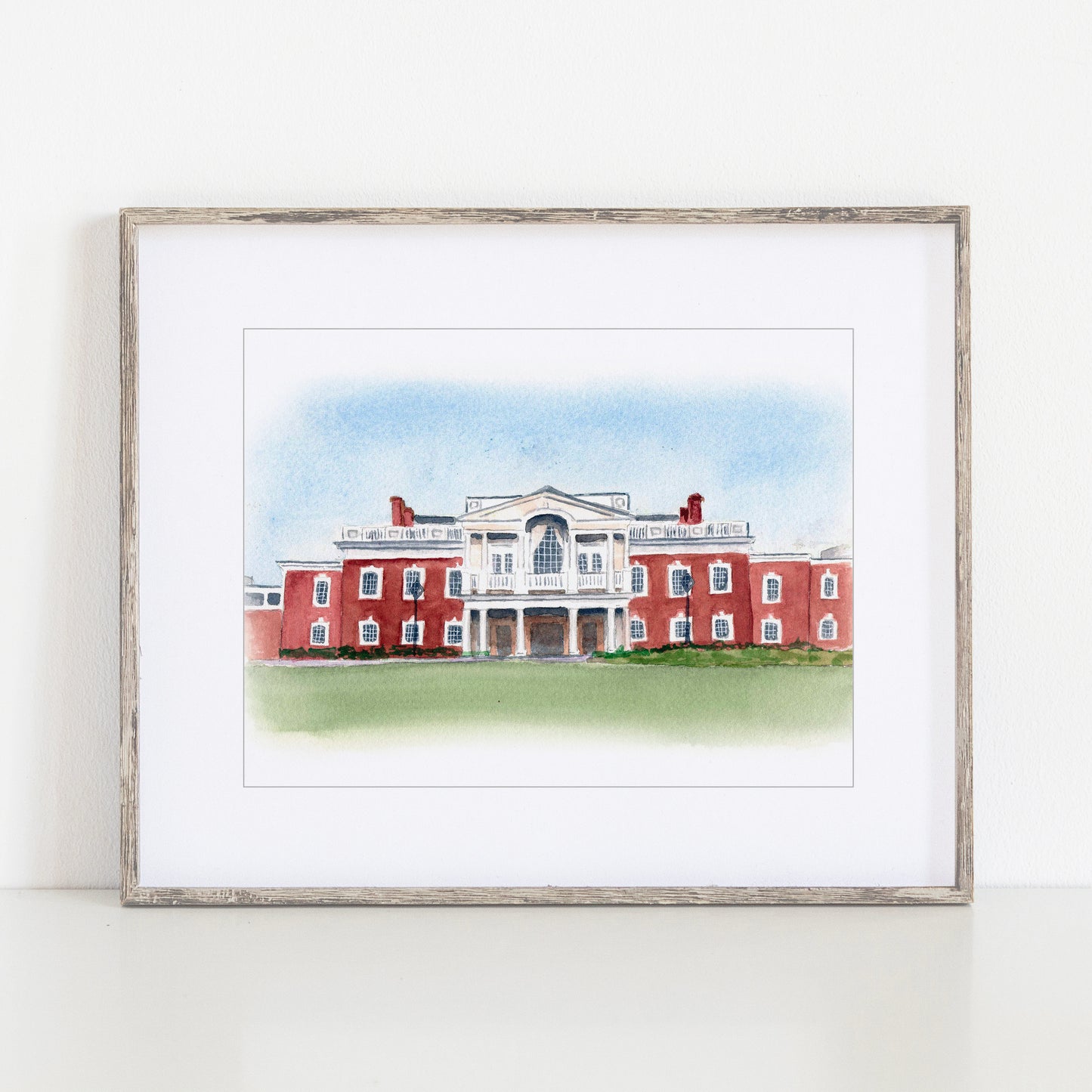 Philadelphia Cricket Club Watercolor Art Print, Pennsylvania