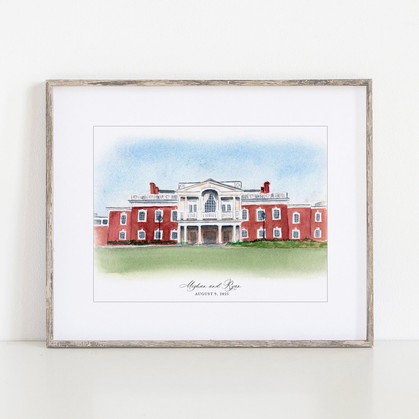 Philadelphia Cricket Club Watercolor Art Print, Pennsylvania
