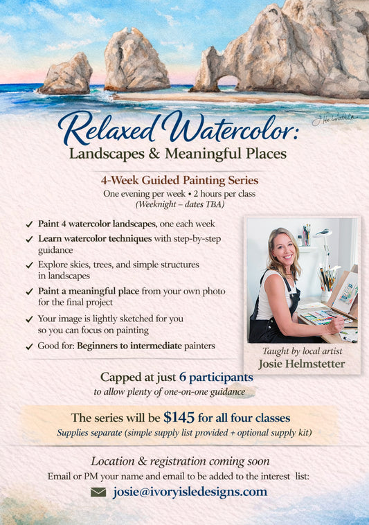 April/May Landscape Watercolor Class