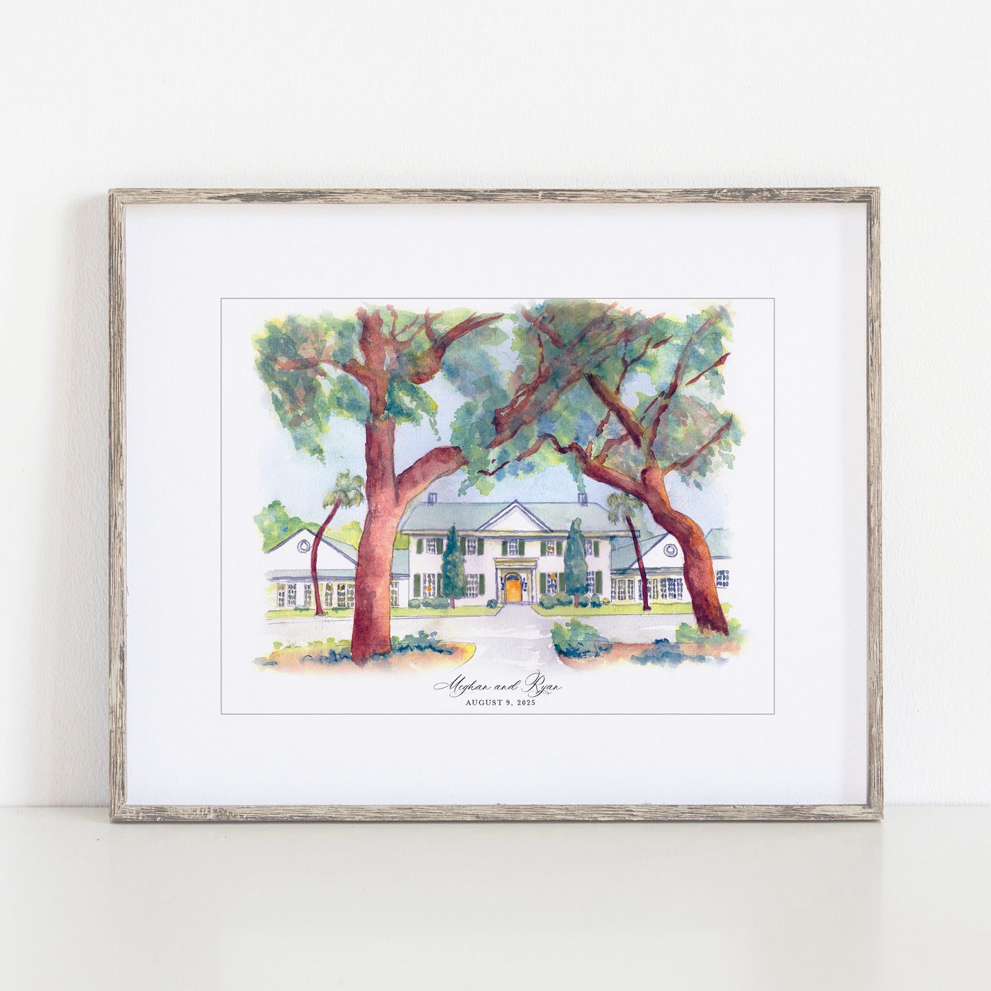 Ribault Club Watercolor Art Print, Jacksonville, Florida