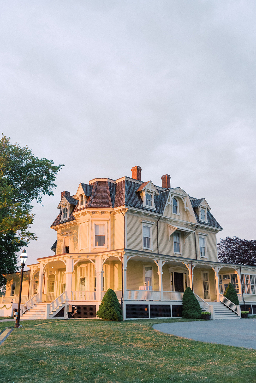 Eisenhower House Watercolor Art Print | Newport Wedding Venue Keepsake Gift