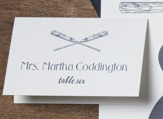 Rowboat Place Cards