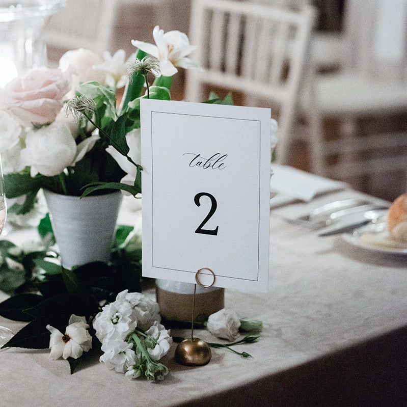 Border Table Numbers