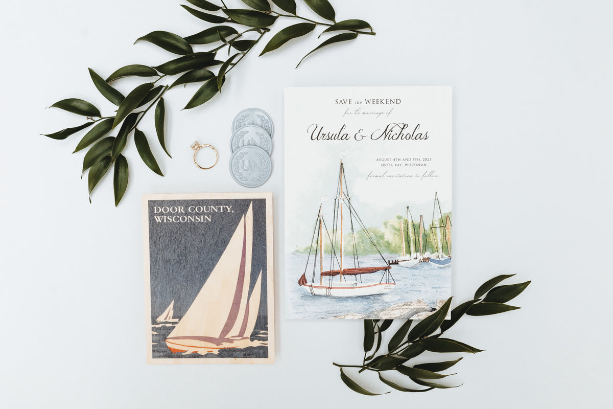 Watercolor Venue Save the Date