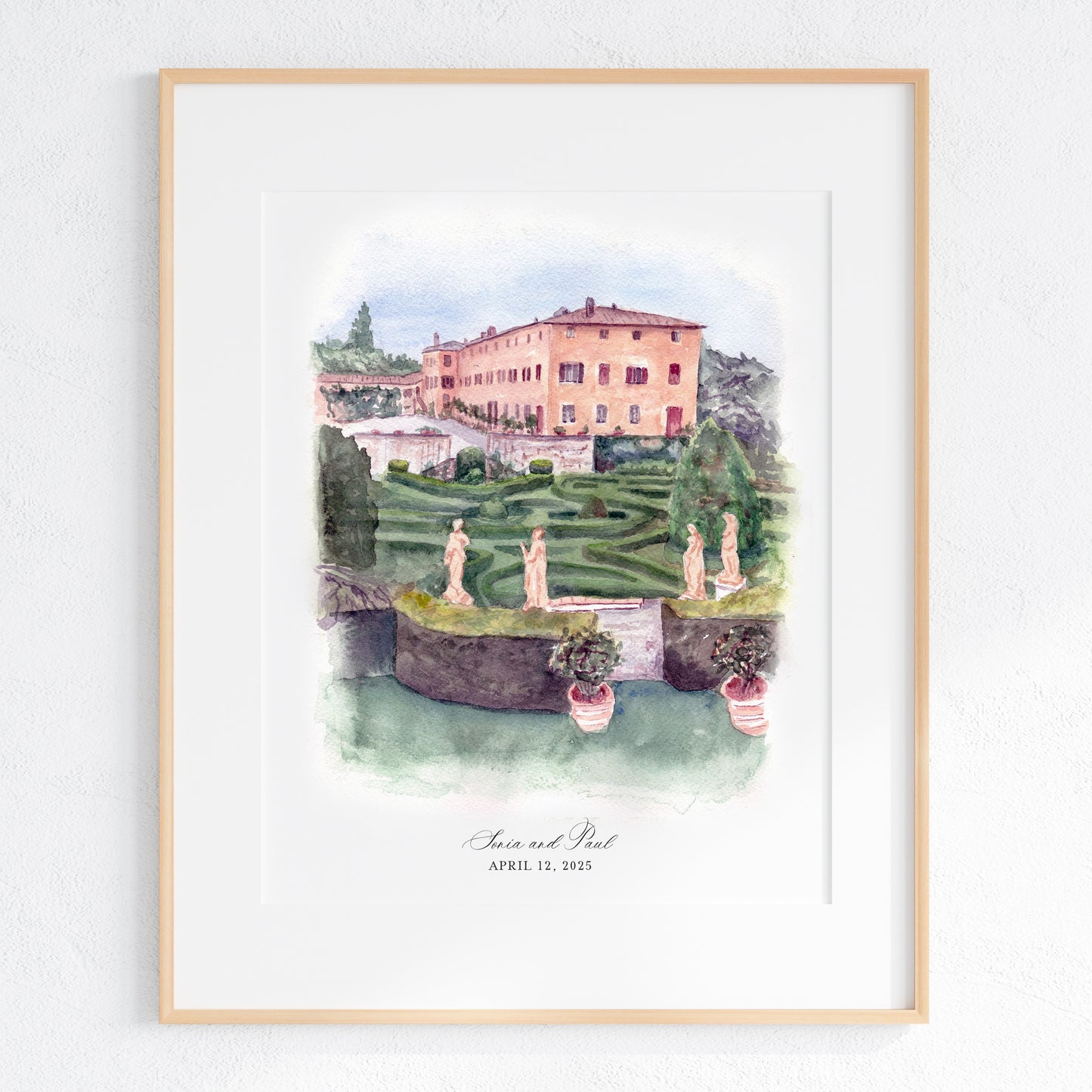Villa di Catignano Art Print - Siena, Italy