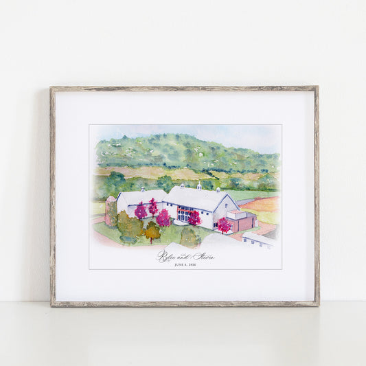 Willow Brooke Farm Art Print, Red Wing, Minnesota