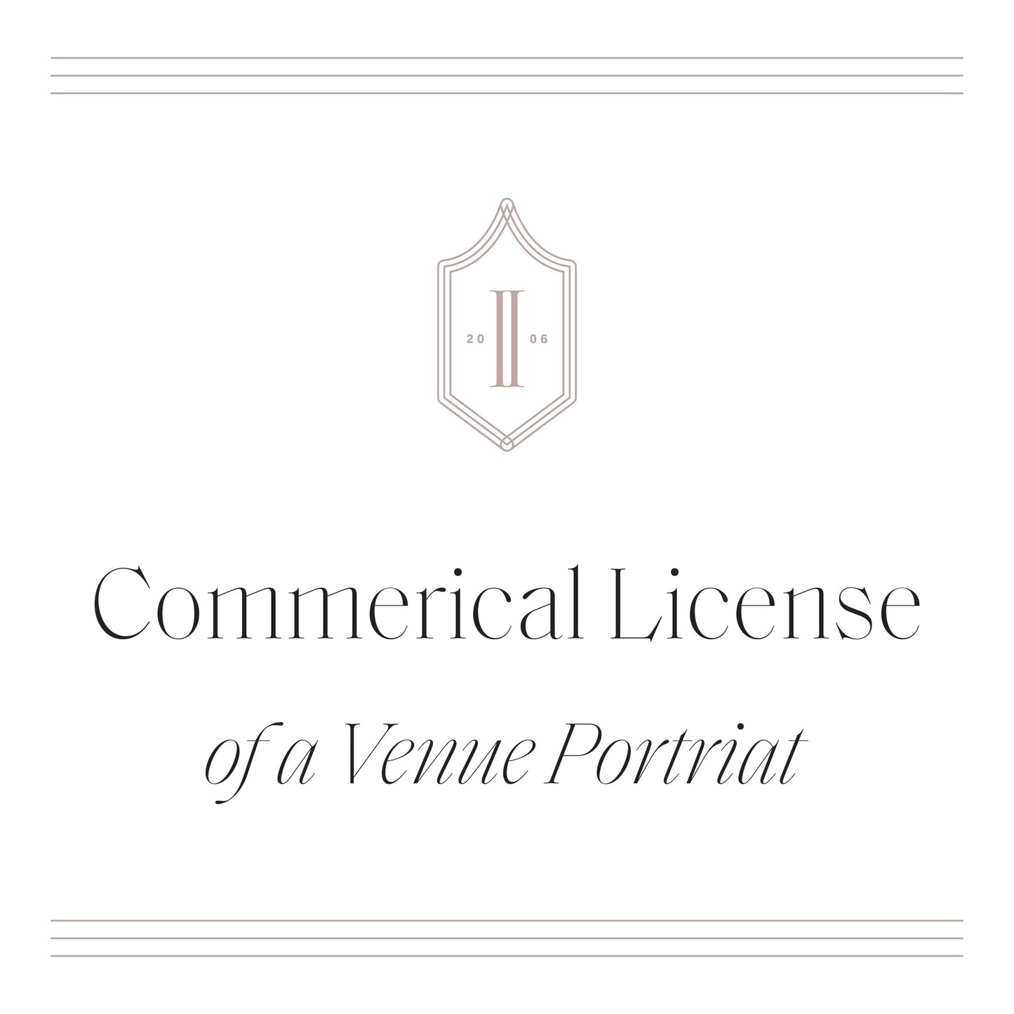 Commercial License of Venue Portrait